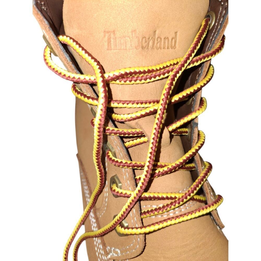 Timberland Chukka Sneakers Boots Ortholite Wheat Tan Size 5.5 Women Great Shape - Picture 7 of 8